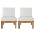 Modway EEI-1821 Marina 2 Piece Outdoor Patio Teak Set