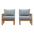 Modway EEI-1822 Marina 2 Piece Outdoor Patio Teak Set