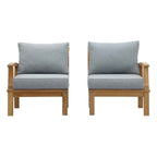 Modway EEI-1822 Marina 2 Piece Outdoor Patio Teak Set