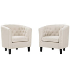 Modway EEI-3150 Prospect 2 Piece Upholstered Fabric Armchair Set