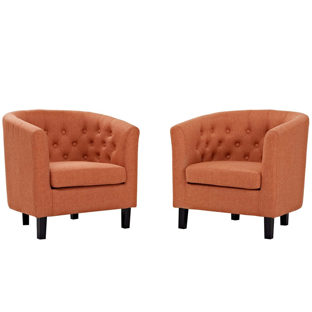 Modway EEI-3150 Prospect 2 Piece Upholstered Fabric Armchair Set