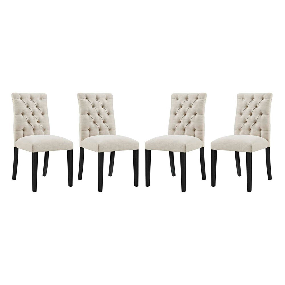 Modway EEI-3475 Duchess Fabric Dining Chair Set of 4