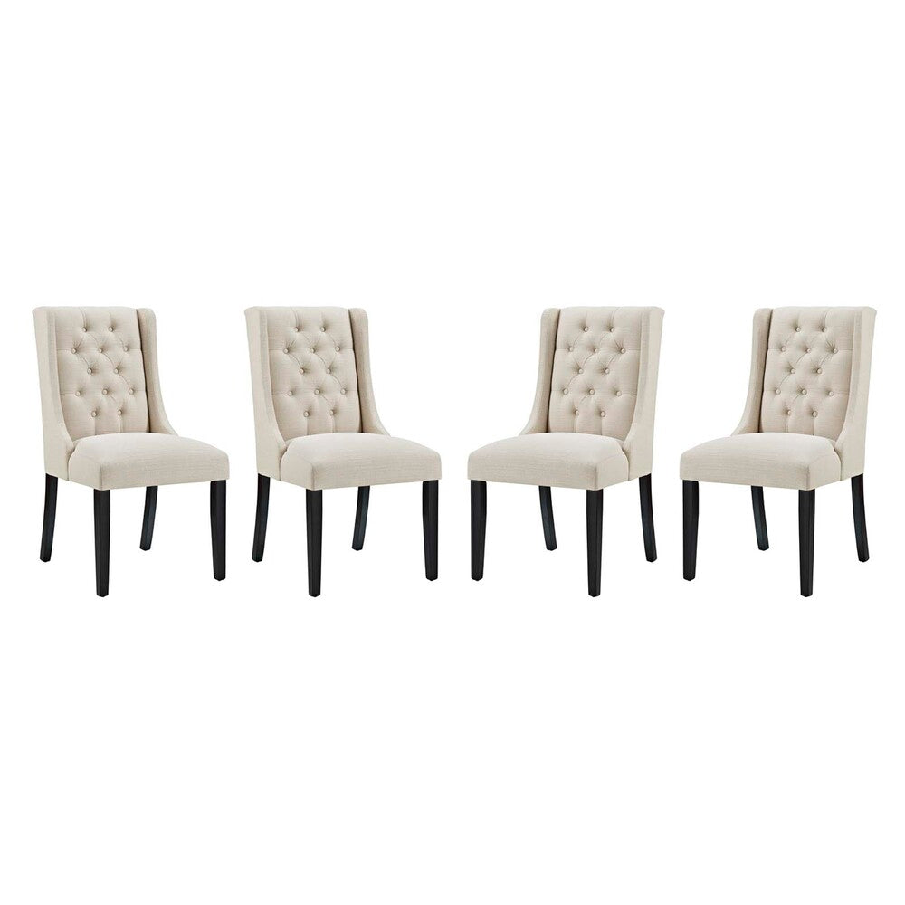 Modway EEI-3558 Baronet Fabric Dining Chair Set of 4