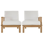 Modway EEI-1822 Marina 2 Piece Outdoor Patio Teak Set