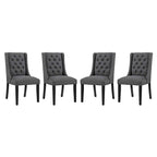 Modway EEI-3558 Baronet Fabric Dining Chair Set of 4