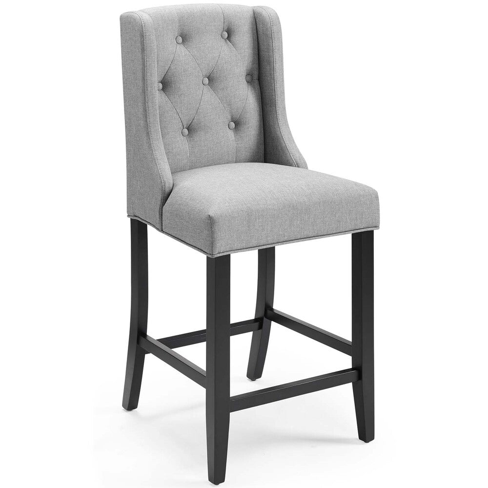 Modway EEI-3739 Baronet Tufted Button Upholstered Fabric Counter Stool