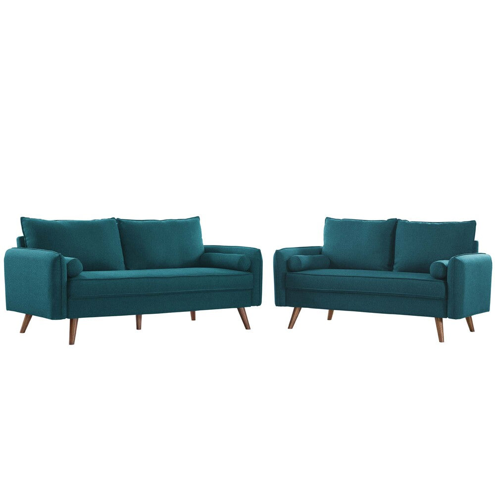 Modway EEI-4047 Revive Upholstered Fabric Sofa and Loveseat Set