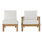 Modway EEI-1823 Marina 2 Piece Outdoor Patio Teak Set