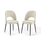 Modway EEI-4490 Rouse Upholstered Fabric Dining Side Chair Set of 2