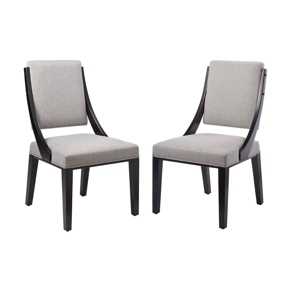Modway EEI-4553 Cambridge Upholstered Fabric Dining Chairs Set of 2