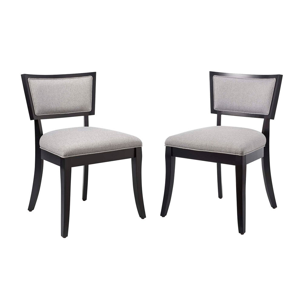 Modway EEI-4557 Pristine Upholstered Fabric Dining Chairs Set of 2