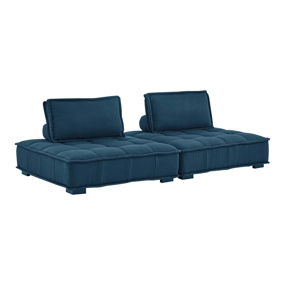 Modway EEI-5204 Saunter 2-Piece Tufted Fabric Fabric Loveseat