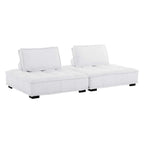 Modway EEI-5204 Saunter 2-Piece Tufted Fabric Fabric Loveseat