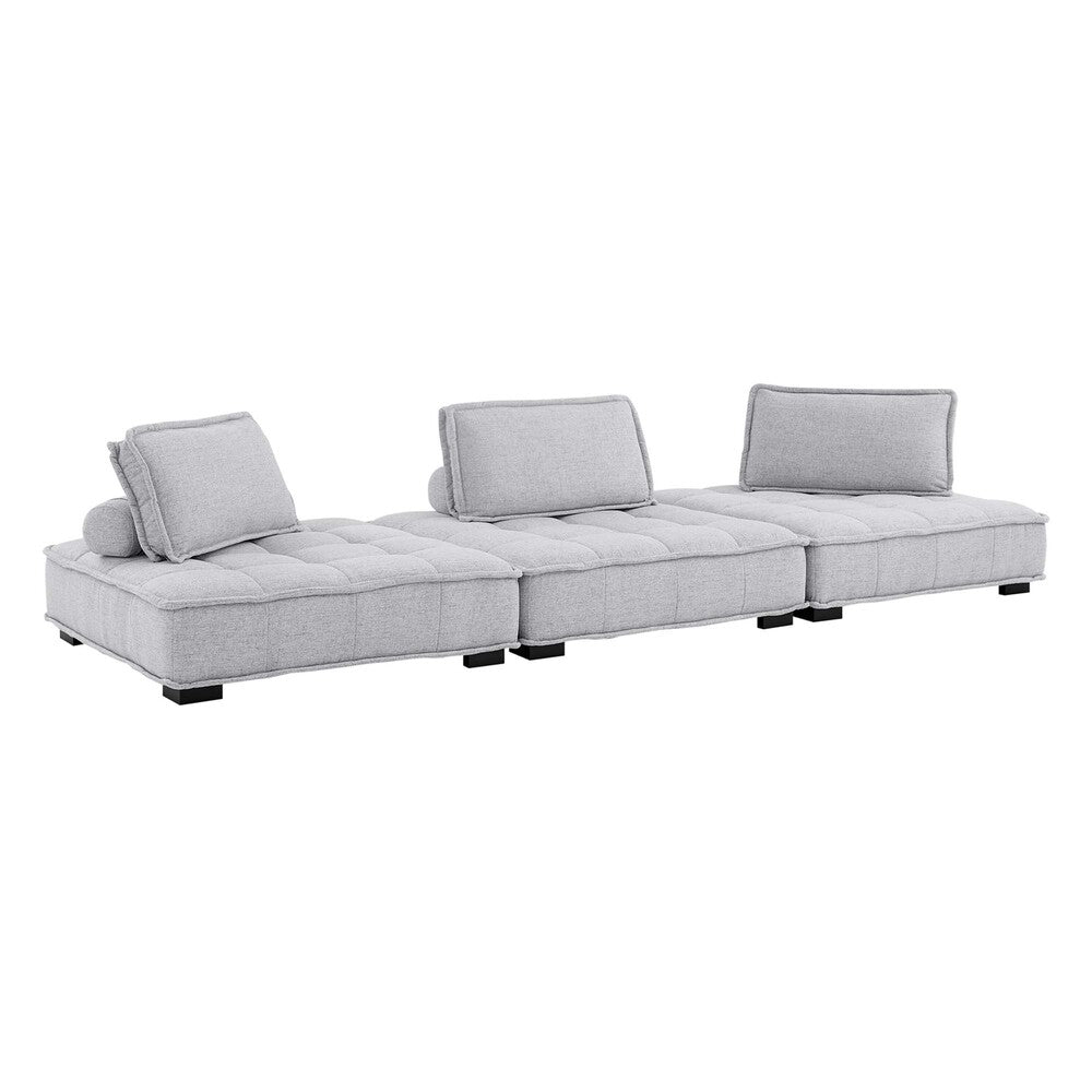 Modway EEI-5206 Saunter 3-Piece Tufted Fabric Fabric Sofa