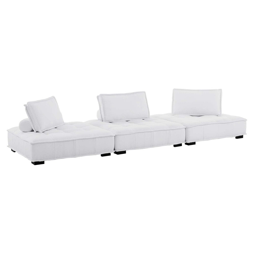 Modway EEI-5206 Saunter 3-Piece Tufted Fabric Fabric Sofa