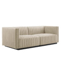 Modway EEI-5786 Conjure Channel Tufted Upholstered Fabric Loveseat