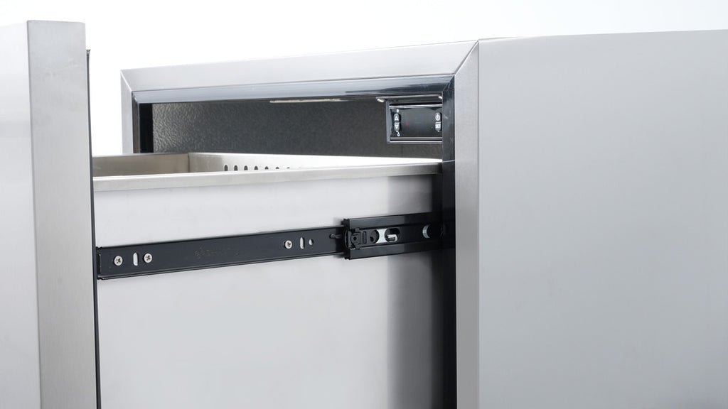 HCK 5.12 Cubic Ft. Indoor/Outdoor Stainless Steel Dual Drawer Refridgerator