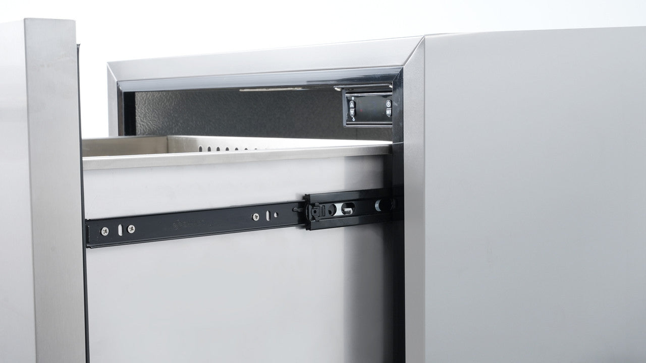 HCK 5.12 Cubic Ft. Indoor/Outdoor Stainless Steel Dual Drawer Refridgerator