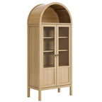 Modway EEI-6638 Tessa Tall Arched Storage Display Cabinet