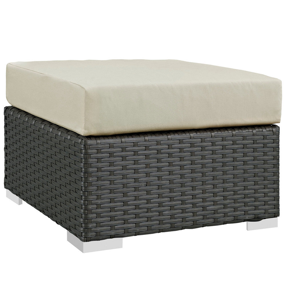 Modway EEI-1855 Sojourn Outdoor Patio Sunbrella&reg; Ottoman