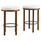 Modway EEI-6818 Fable Boucle Fabric Counter Stools Set of 2