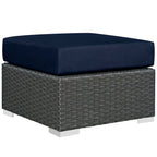 Modway EEI-1855 Sojourn Outdoor Patio Sunbrella&reg; Ottoman
