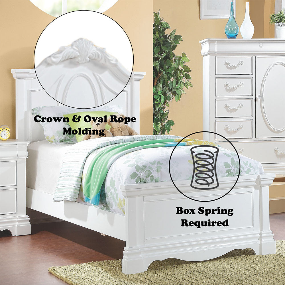 ACME 30235F Estrella White Full Bed  3