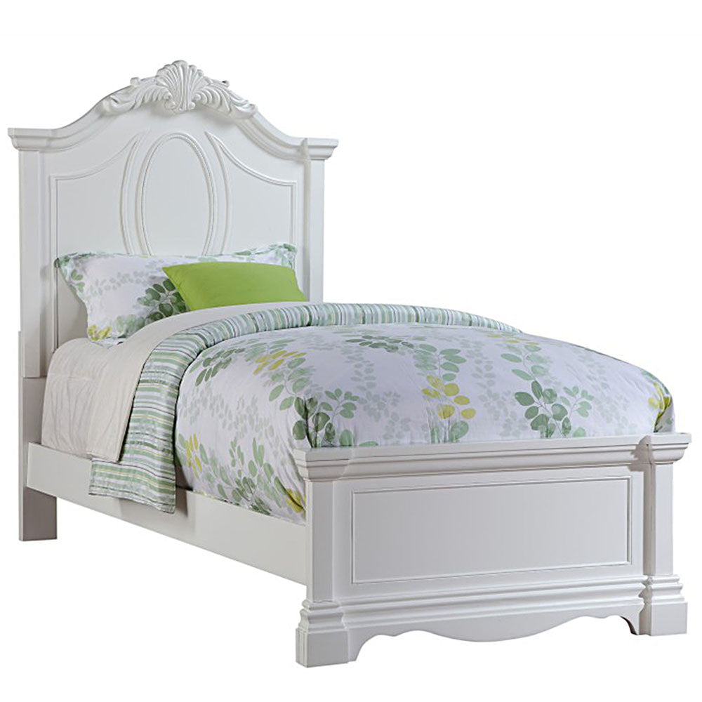ACME 30240T Estrella White Twin Bed  1