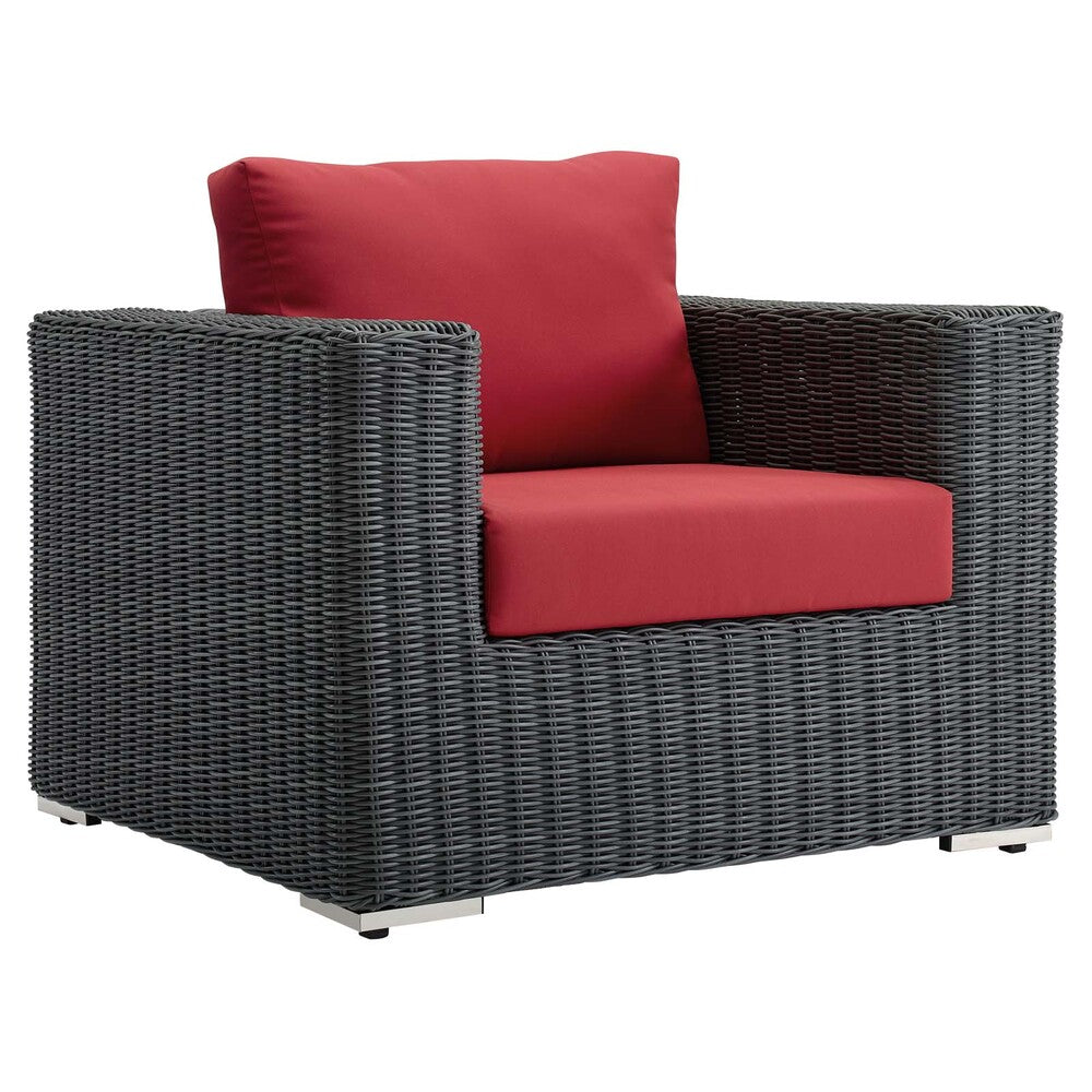 Modway EEI-1864 Summon Outdoor Patio Fabric Sunbrella&reg; Armchair