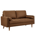 Modway EEI-6972 Valour Tufted Vegan Leather Loveseat
