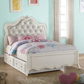 ACME 30500F Edalene Full Bed, Pearl White (1Set/3Ctn)