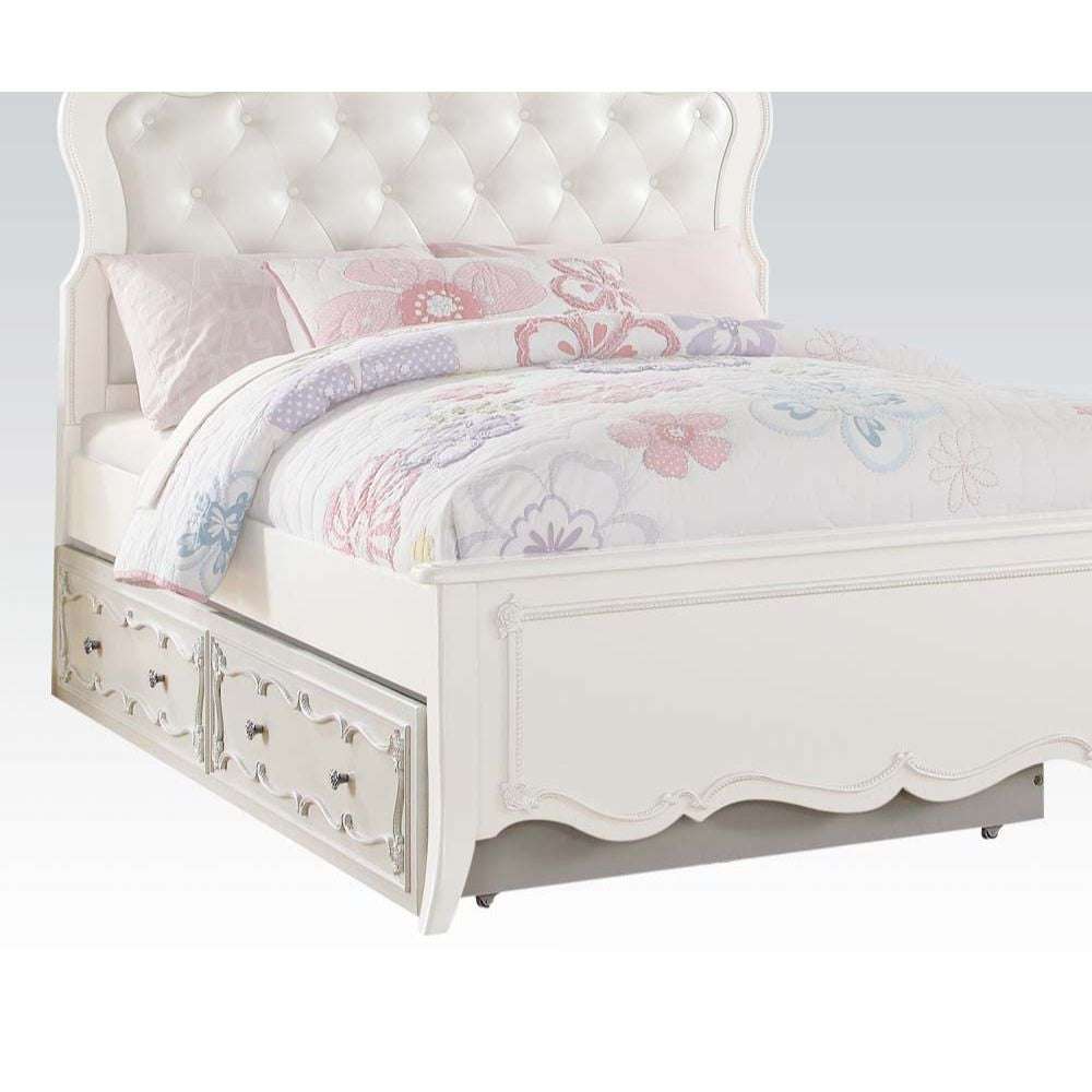 ACME 30508 Edalene Trundle (Twin), Pearl White