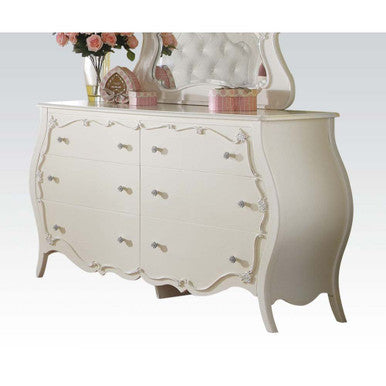 ACME 30514 Edalene Dresser, Pearl White