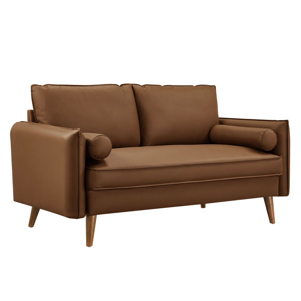 Modway EEI-6974 Revive Upholstered Vegan Leather Loveseat