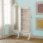 ACME 30520 Edalene Jewelry Armoire, Pearl White