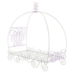 ACME 30530T Priya II Twin Bed with Canopy, White & Light Purple
