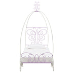 ACME 30530T Priya II Twin Bed with Canopy, White & Light Purple
