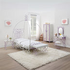 ACME 30540 Priya II Wardrobe, White & Light Purple