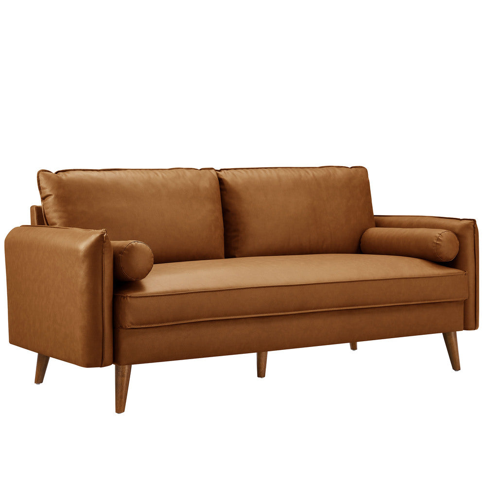 Modway EEI-6975 Revive Upholstered Vegan Leather Sofa
