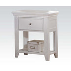 ACME 30598 Lacey Nightstand, White