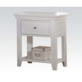ACME 30598 Lacey Nightstand, White