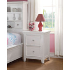 ACME 30599 Lacey Nightstand, White
