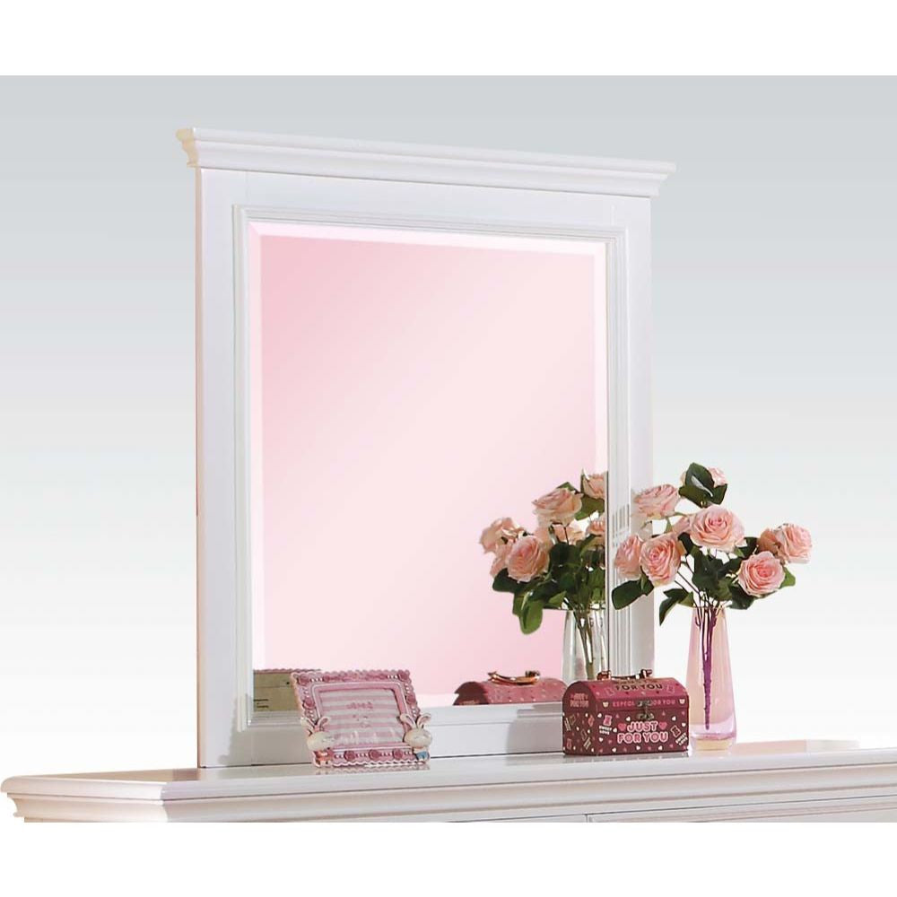 ACME 30600 Lacey Mirror, White