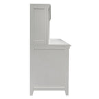 ACME 30606 Lacey Computer Hutch, White
