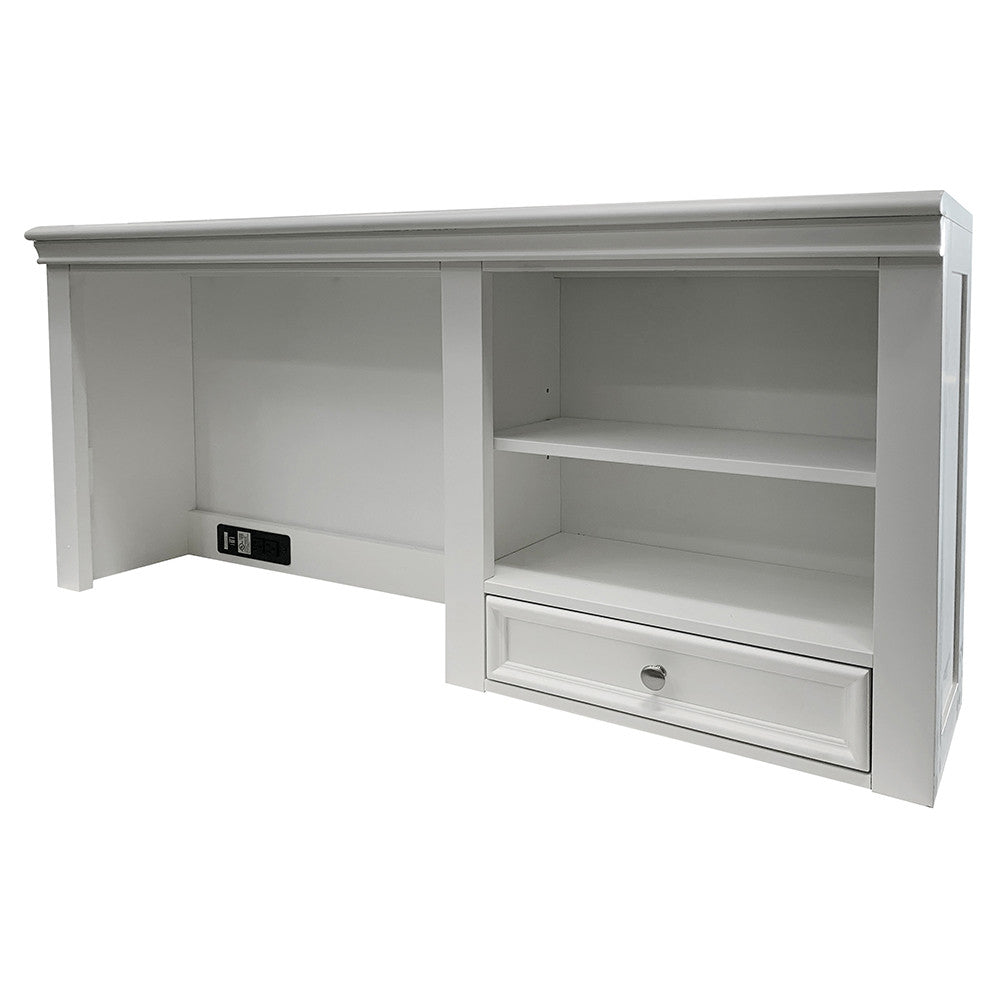 ACME 30606 Lacey Computer Hutch, White