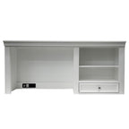 ACME 30606 Lacey Computer Hutch, White