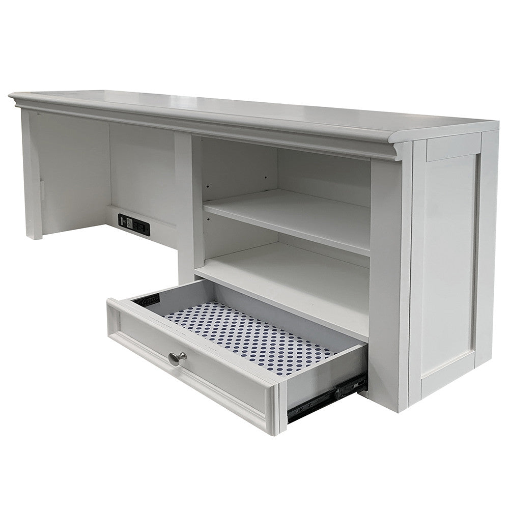 ACME 30606 Lacey Computer Hutch, White