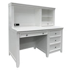ACME 30606 Lacey Computer Hutch, White