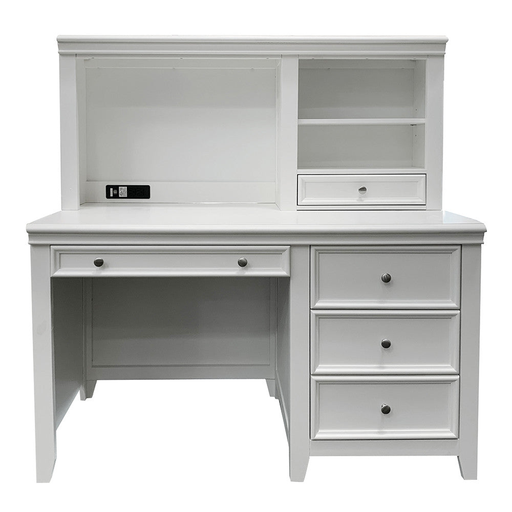 ACME 30606 Lacey Computer Hutch, White