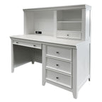 ACME 30606 Lacey Computer Hutch, White